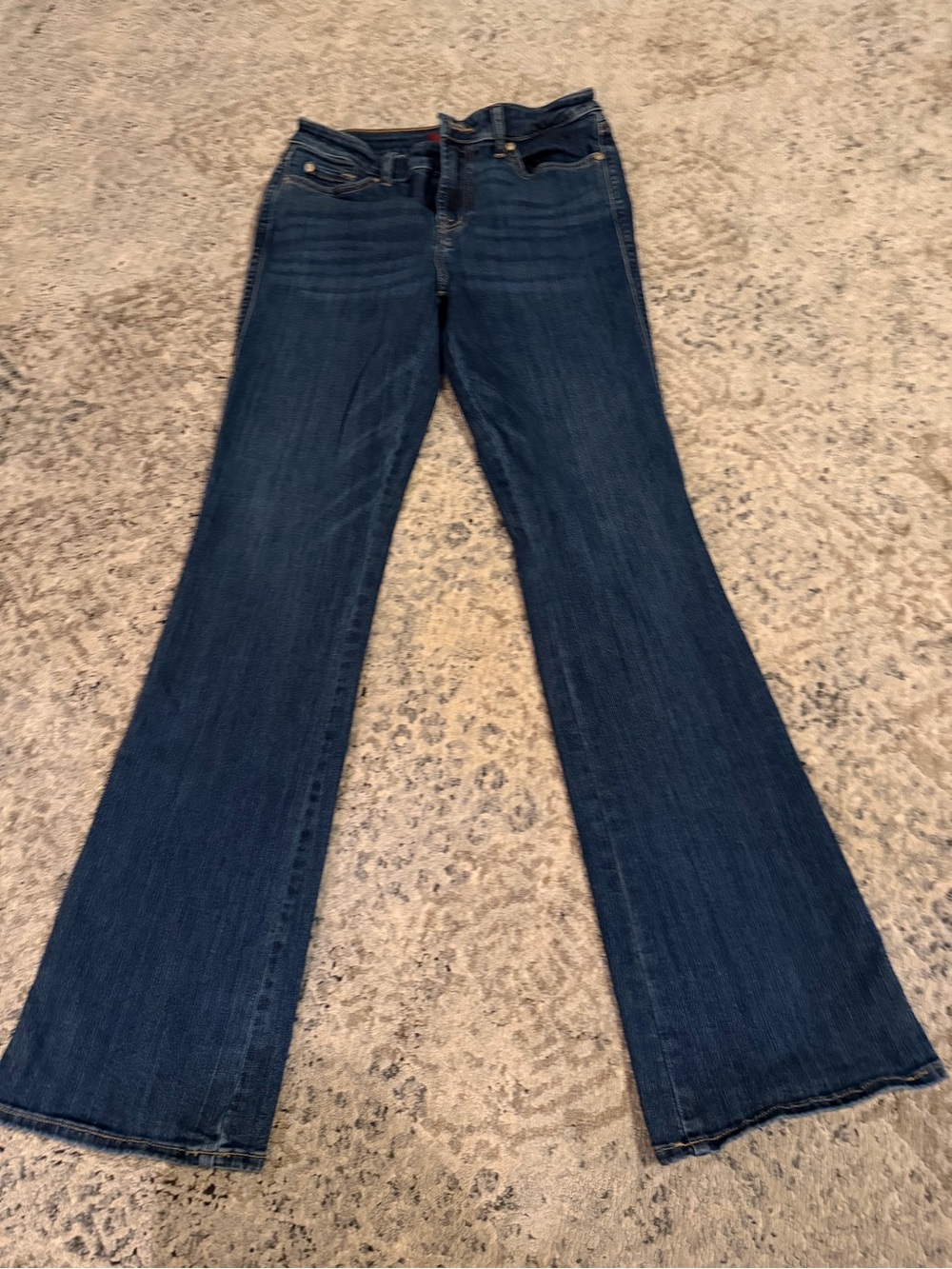 7 For All Mankind Dark Indigo Flare Jeans